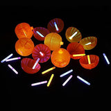 JOYIN 24 Pcs Halloween Pumpkin Shells with 48 Pcs Glow Sticks (Total 72) for Halloween Party Favors, Glow in the Dark, Halloween Light Up Party Supplies, Halloween Party Decorations - Glow-Paradise
