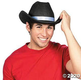 Stylish Cowboy Hats (Black Color, 1 Quantity Per Pack) - Glow-Paradise