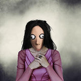 Molezu Horror Devil Mask with Long Hair,Scary Challenge Games Evil Costume Halloween Creepy Cosplay Party Decoration Props… (D) - Glow-Paradise