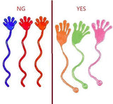 Tuko 20PCS Sticky Hands, Sticky Fingers,Kids' Party Favor Sets， Fun Toys, Party Favors, Wacky Fun Stretchy Glitter Sticky Hands, Party Favors, Birthday Parties, Toys for Sensory Kids,20PCS - Glow-Paradise