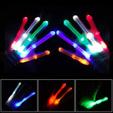 2 Pack Halloween Purge Masks Led Light Up Masks and Gloves Set for Halloween, Festival Cosplay (Style A) - Glow-Paradise
