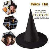 8pcs Witch Hats,Witch Hat,Halloween Black Witch Hat,Suitable for Role-Playing or Party Decoration,Black Witch Hat Can Also Diy Your Favorite Patterns, Creative Inspiration Can Not Stop! - Glow-Paradise