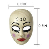 The Purge GOD mask Anarchy Movie mask Horror Killer Halloween Costume Haunted - Glow-Paradise