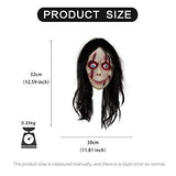Molezu Horror Devil Mask with Long Hair,Scary Challenge Games Evil Costume Halloween Creepy Cosplay Party Decoration Props (C)… - Glow-Paradise