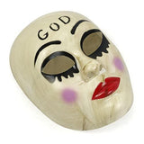 The Purge GOD mask Anarchy Movie mask Horror Killer Halloween Costume Haunted - Glow-Paradise