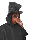 Stegosaurus Plague Doctor Bird Mask Long Nose Beak Cosplay Steampunk Halloween Costume Props Latex Material - Glow-Paradise