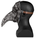 Stegosaurus Plague Doctor Bird Mask Long Nose Beak Cosplay Steampunk Halloween Costume Props Latex Material - Glow-Paradise