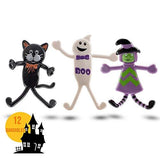 FAVONIR™ Halloween Party Favor Supplies Stuffers 48 PCs Goody Bag Assortment, Flash Lights Self-Ink Stampers, Bendable Characters, Magic Springs. Kids Trick Treat Toys. Reward Prizes, Carnival Events - Glow-Paradise