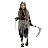 Grim Reaper Girl Costume Glow in the dark for Halloween (X-Large( 12 - 14 yr )) - Glow-Paradise
