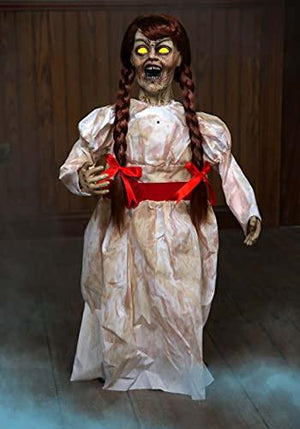 Grim Girl Doll Halloween Prop - Glow-Paradise
