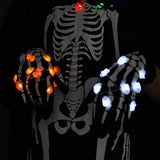 Halloween Eve Costume Party Accessories, Lighting Up LED Necklace Set of 3, Ghost, Jack O Lantern Pumpkin, Skull for Trick or Treating Door to Door Parade Procession - Glow-Paradise