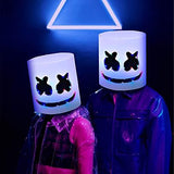 Light Up Flashing Mask DJ Music Festival Halloween Mask Props Full Head Mask Halloween Costumes Cosplay with Flashing Style. - Glow-Paradise