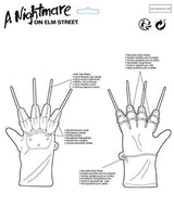 Nightmare on Elm Street Freddy Glove - Glow-Paradise