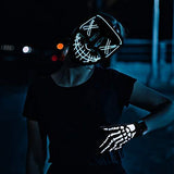 Halloween Scary Mask (blue) - Glow-Paradise