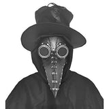 Stegosaurus Plague Doctor Bird Mask Long Nose Beak Cosplay Steampunk Halloween Costume Props Latex Material - Glow-Paradise