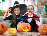 CCINEE Halloween LED Puffer Balls, Light up Stress Relief Ball Toy with Flashing Light Ghost Pumpkin Glowing Novelty Squeeze Stress Relief Toy for Kids Party Favors Bag Fillers Gift Exchange, 3Pack - Glow-Paradise
