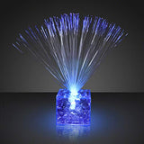 5.5" Light Up Mini Blue Centerpieces (Party Set of 12) for Tables - Glow-Paradise