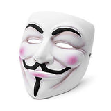 NEVLANTII V for Vendetta Guy Fawkes Mask Quality Anonymous Mask Halloween Costume Hackers Mask Cosplay Party Mask One Size - Glow-Paradise