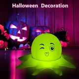 SEMANJLL Floating Pool Light, Solar Powered 20 inch Inflatable Octopus with Cute Expression LED Pool Ball Floating Lights Outdoor Decoration for Pool Yard Party (1 PCS) - Glow-Paradise
