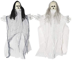 Halloween Assorted Creepy Baby Dolls, Decoration 20 Inch, Pack of 2 - Glow-Paradise
