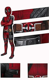 ugoccam Superhero Kids Bodysuit 3D Style Halloween Cosplay Costumes (Kids-XL(Height:55-60Inch), Red/Black) - Glow-Paradise