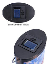 Hanging Solar Lantern Outdoor Decorative Waterproof LED Solar American Flag Lights Tabletop Lamp for Outdoor Patio Garden - Glow-Paradise