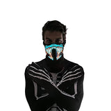 2 Pack Halloween Light-Up Mask, Scary LED Mask for Halloween Costume Dress-up Accessories, Halloween Parties, Festival Cosplay, Photo Shoot, School Events,Horror Theme Parties - Glow-Paradise