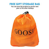 GOOSH 5 FT Halloween Inflatable Pumpkin with Wizard Hat with Build-in LED Lights Decoration Lighted for Home Yard Garden Indoor and Outdoor - Glow-Paradise