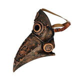 Stegosaurus Plague Doctor Bird Mask Long Nose Beak Cosplay Steampunk Halloween Costume Props Latex Material - Glow-Paradise