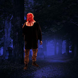 LEKA NEIL Halloween mask-zombie mask-Vampire Mask-Creepy Costume Corpse Party Overhead Mask (Red-B) - Glow-Paradise