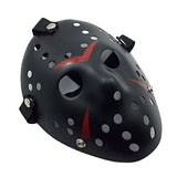 Wen XinRong Jason Mask Halloween Costume Horror Mask Cosplay Costume Mask Party Masquerade Props Mask (Black) - Glow-Paradise