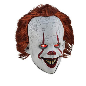 Horror Clown Mask Creepy IT Mask is Perfect for Cosplay Halloween, Movie Premiere and More.Halloween Mask - Glow-Paradise
