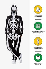 Tipsy Elves Women's Halloween Costume Skeleton Jumpsuit Size Medium - Glow-Paradise