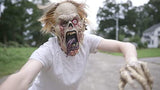 Generic Emerging Zombie Halloween Prop Mask | Realistic Costume for Adults | Creepy Cosplay Head | Full Face Party Mask, Brown, Bronze, Yellow, Red, Purple - Glow-Paradise