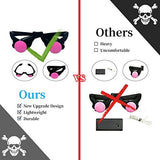 Grim Reaper Costume for Kids Phantom Halloween Costume with Creepy Red Glowing Eyes, Skull Gloves Scythe included - Glow-Paradise