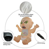 GOOSH 2.6 Foot High Halloween Inflatables Halloween Car Sitting Baby with Build-in LED Light Blow Up Inflatables for Car Decorations, Let People Increase The Fun of Driving, Driving is Not Boring - Glow-Paradise