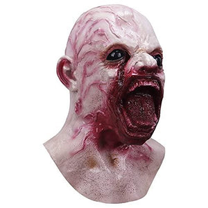 Molezu Vampire Mask Scary Dracula Monster Halloween Costume Party Horror Demon Zombie (earthy yellow) (D) - Glow-Paradise