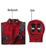 ugoccam Superhero Kids Bodysuit 3D Style Halloween Cosplay Costumes (Kids-XL(Height:55-60Inch), Red/Black) - Glow-Paradise