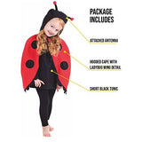 fun shack Toddler Ladybug Costume with Wings Animal Cute Toddler Halloween Costumes for Kids Large 3-4 yr - Glow-Paradise