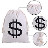 URATOT Halloween Robber Costume Set, Include Striped Long Sleeve T-Shirt Knit Cap Gloves Canvas Bags and Eye Mask - Glow-Paradise