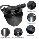 Halloween Mask LED Face Transforming Mask with Bluetooth Programmable for Halloween Masquerade Costumes Cosplay Party Light Up Mask for Adult Men Women, APP or Gesture Control, Rechargeable - Glow-Paradise
