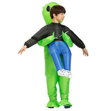 FENWOOH Alien Inflatable Costumes Fancy Costume Halloween Cosplay Fantasy Costume Adult/Kids (Alien-Kids) - Glow-Paradise
