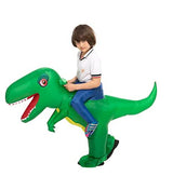 Inflatable Children Dinosaur Costume for Kids Funny Blow up Halloween Boys Girls T-rex Dino Costumes for School Halloween - Glow-Paradise