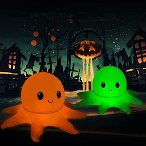 SEMANJLL Solar Powered Octopus Floating Pool Light, 20 inch 16 RGB Colors Changing LED Glow Ball Inflatable Octopus with Cute Expression(2 Pack) - Glow-Paradise