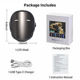 Halloween Mask LED Face Transforming Mask with Bluetooth Programmable for Halloween Masquerade Costumes Cosplay Party Light Up Mask for Adult Men Women, APP or Gesture Control, Rechargeable - Glow-Paradise