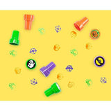 FAVONIR™ Halloween Party Favor Supplies Stuffers 48 PCs Goody Bag Assortment, Flash Lights Self-Ink Stampers, Bendable Characters, Magic Springs. Kids Trick Treat Toys. Reward Prizes, Carnival Events - Glow-Paradise