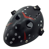 Wen XinRong Jason Mask Halloween Costume Horror Mask Cosplay Costume Mask Party Masquerade Props Mask (Black) - Glow-Paradise