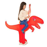 Inflatable Children Dinosaur Costume for Kids Funny Blow up Halloween Boys Girls T-rex Dino Costumes for School Halloween - Glow-Paradise