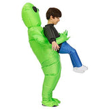 FENWOOH Alien Inflatable Costumes Fancy Costume Halloween Cosplay Fantasy Costume Adult/Kids (Alien-Kids) - Glow-Paradise