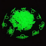 56pcs Spider Rings Glow in The Dark Plastic Bugs Insects Ring Toys for Kids Toddlers Halloween Party Favors Trick or Treat Rings Goody Bag Filler - Glow-Paradise